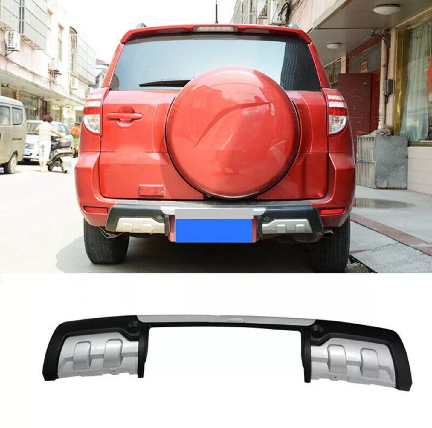 Set de Protectores de Defensa Delantera y Trasera. Toyota RAV4 2009-2012