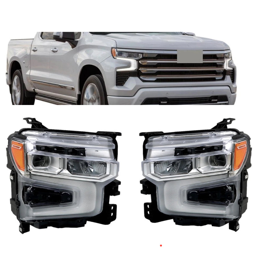 Faros Delanteros. Chevrolet Silverado 1500 2022-2024