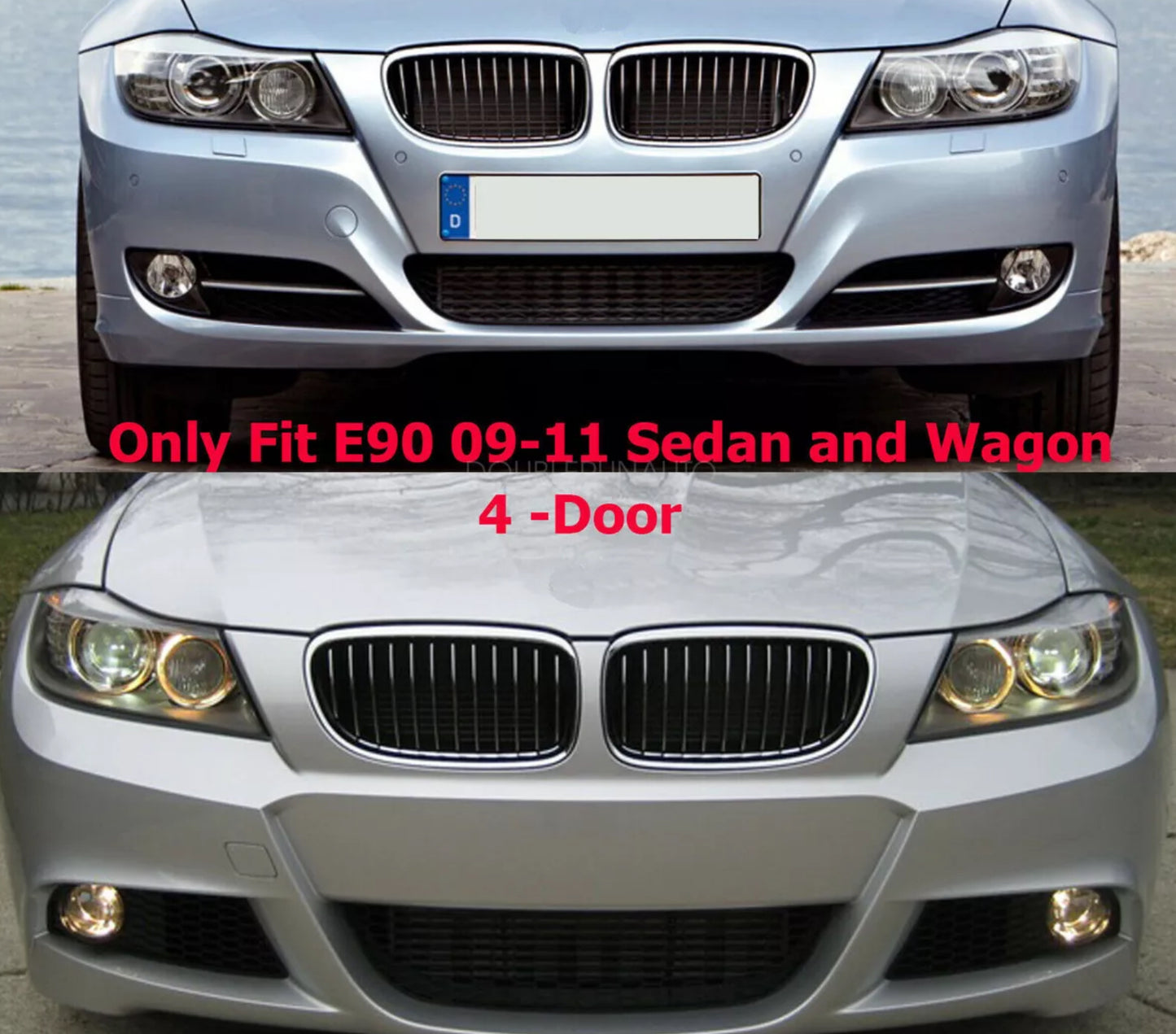 Defensa Delantera Conversión a M4. BMW Serie 3 E90 E91 2009-2011