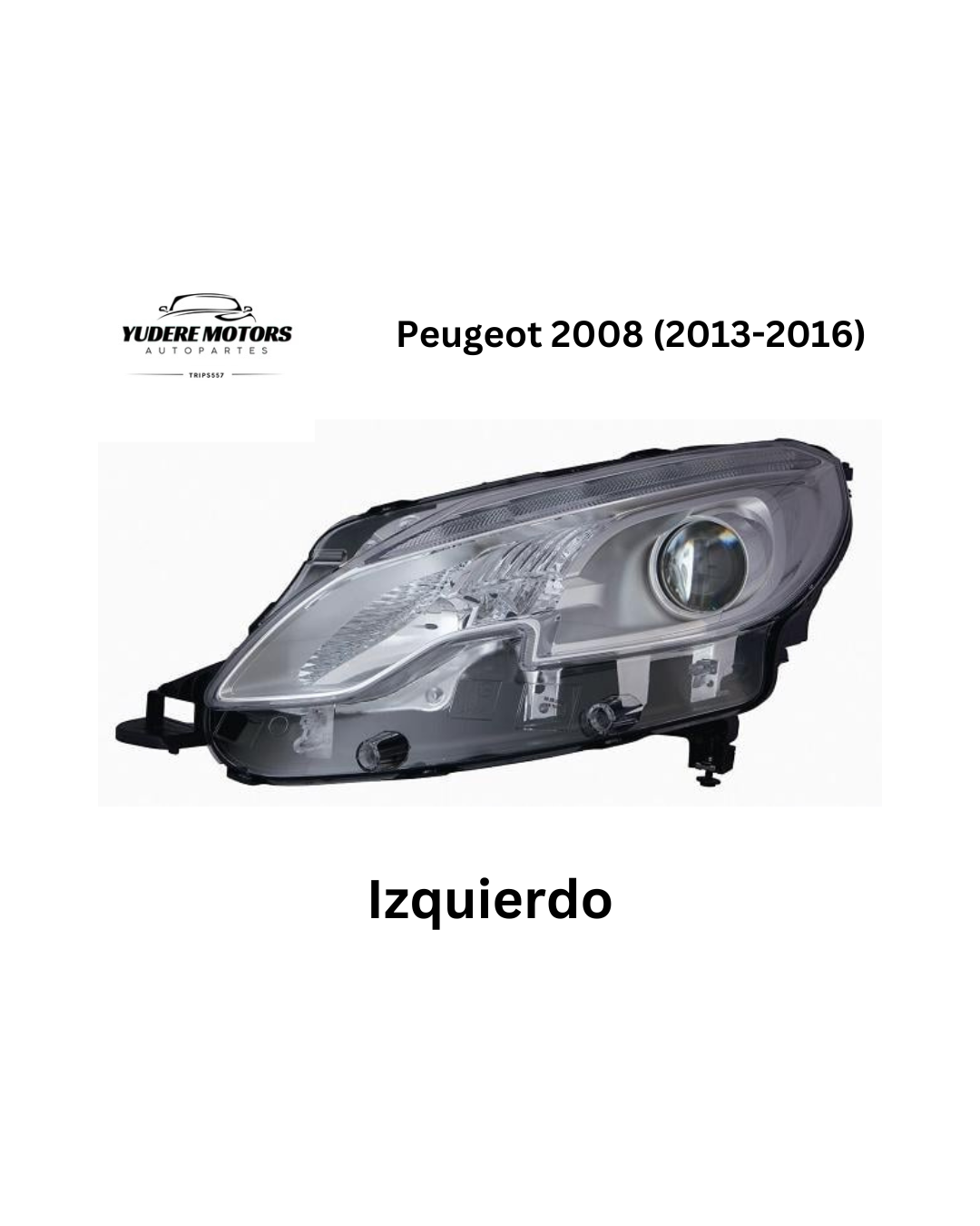 Faro Delantero. Peugeot 2008 (2013-2016)