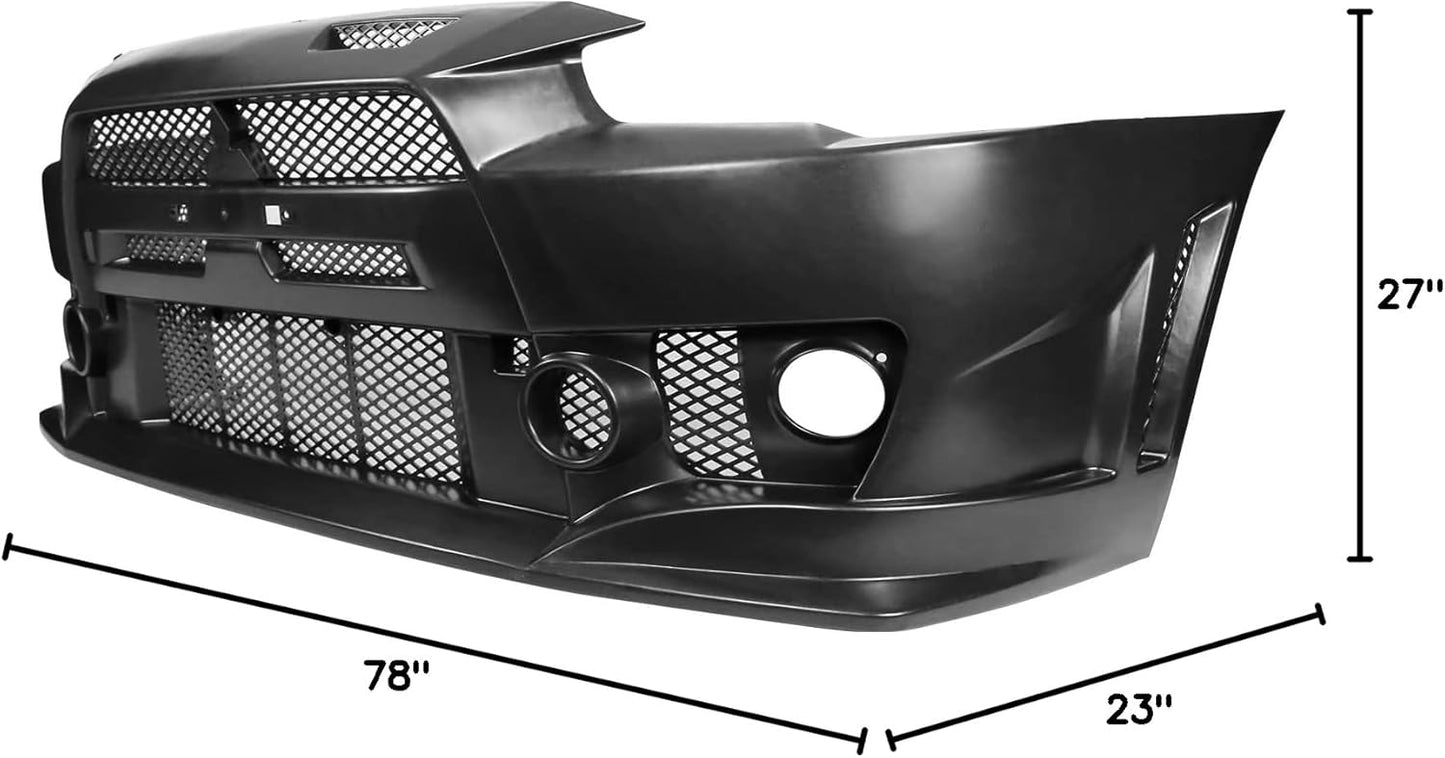 Defensa Delantera estilo FQ FQ440. Mitsubishi Lancer 2008-2015
