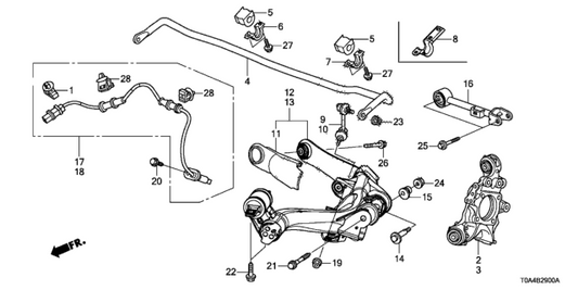Brazos de Suspensión Trasera Ajustable. Honda CR-V 2007-2016