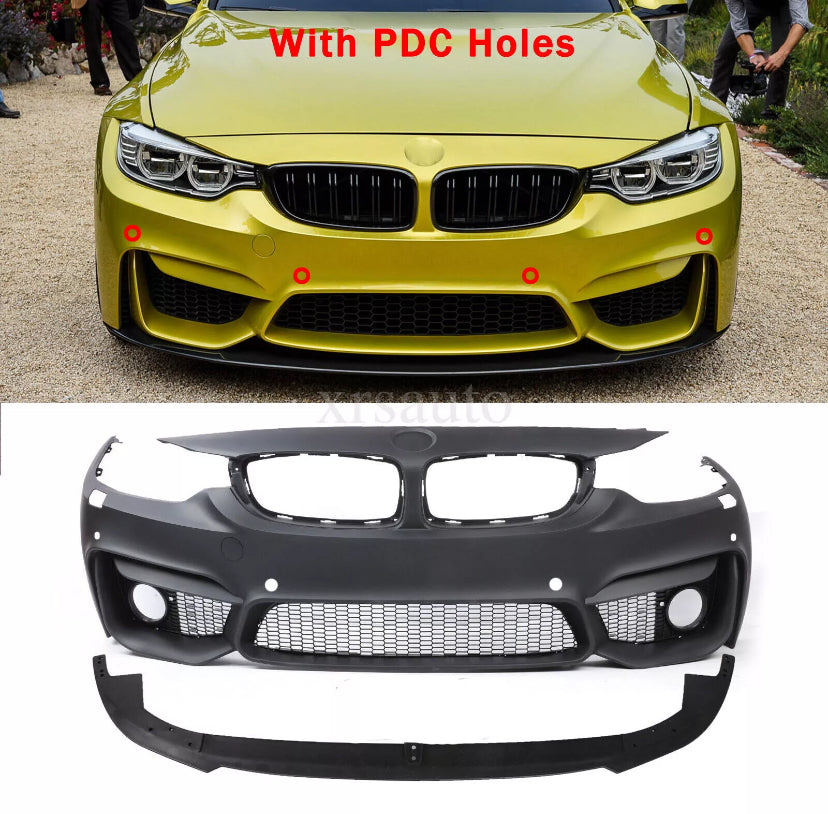 Defensa Delantera M3 Style. BMW Serie 3 2012-2018