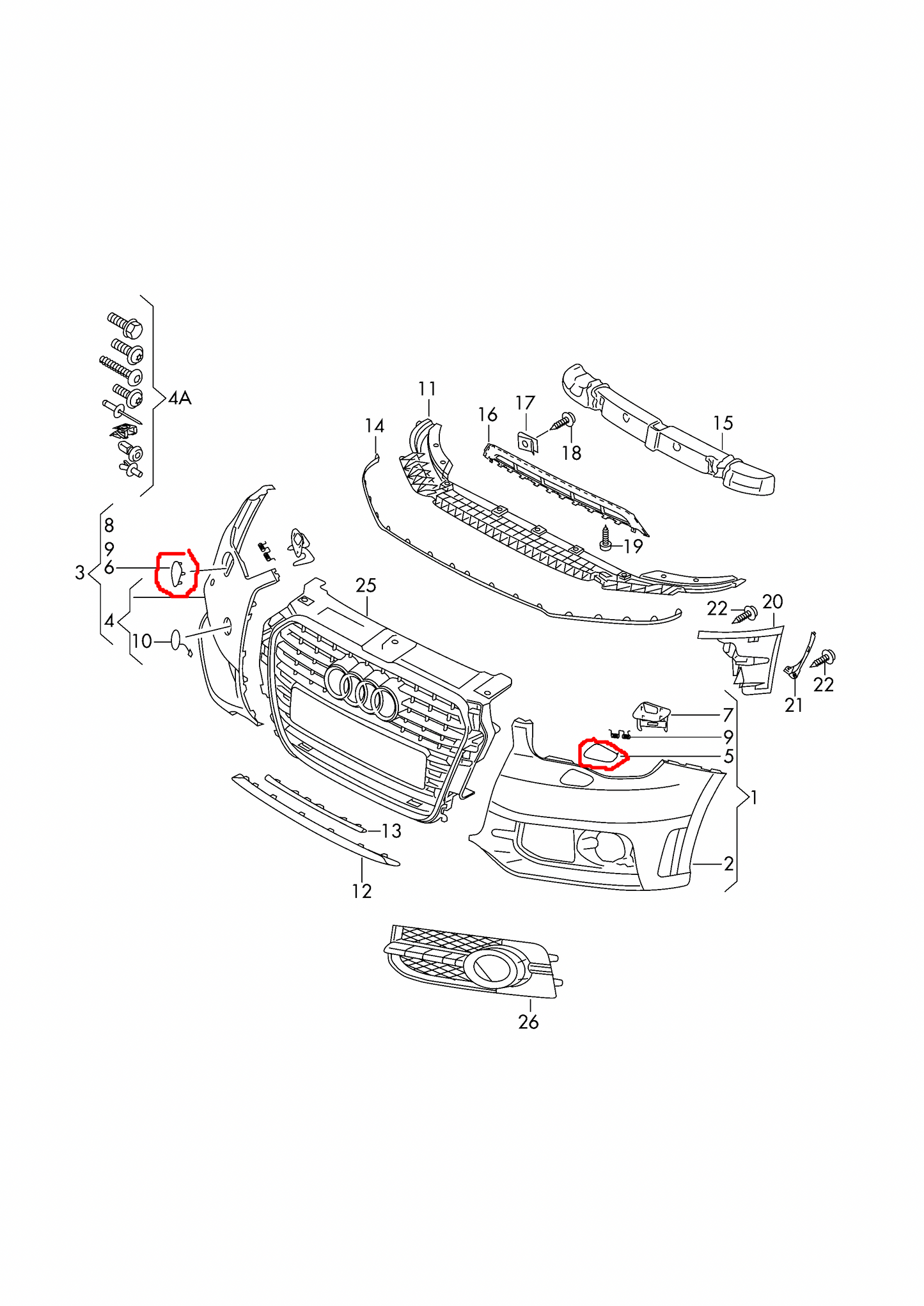 Tapa de Cubierta Lavafaros. Audi A1 2011-2014