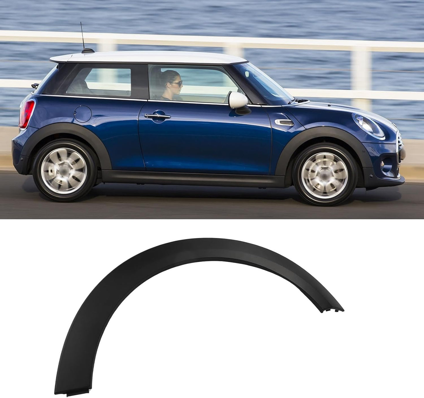 Moldura de Guardafango Trasero. Mini Cooper F55 F56 F57 2014-2021