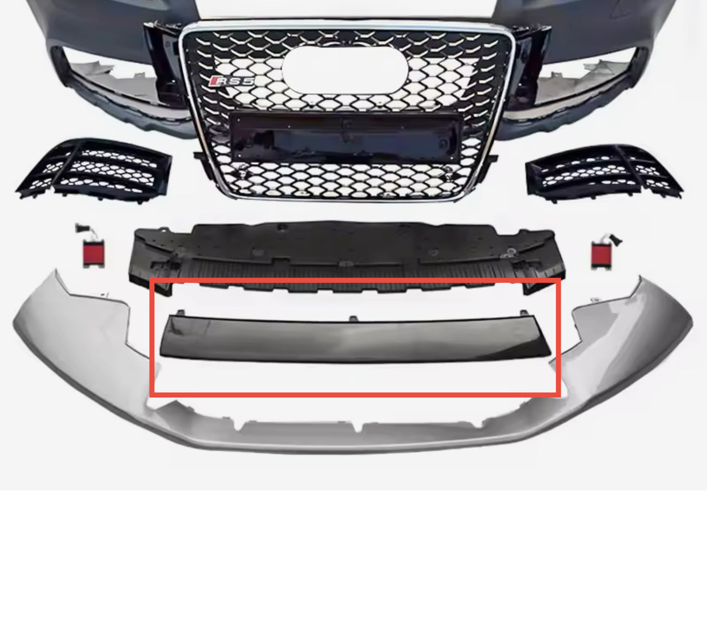 Deflector Inferior Defensa Delantera. Audi RS5 2010-2017
