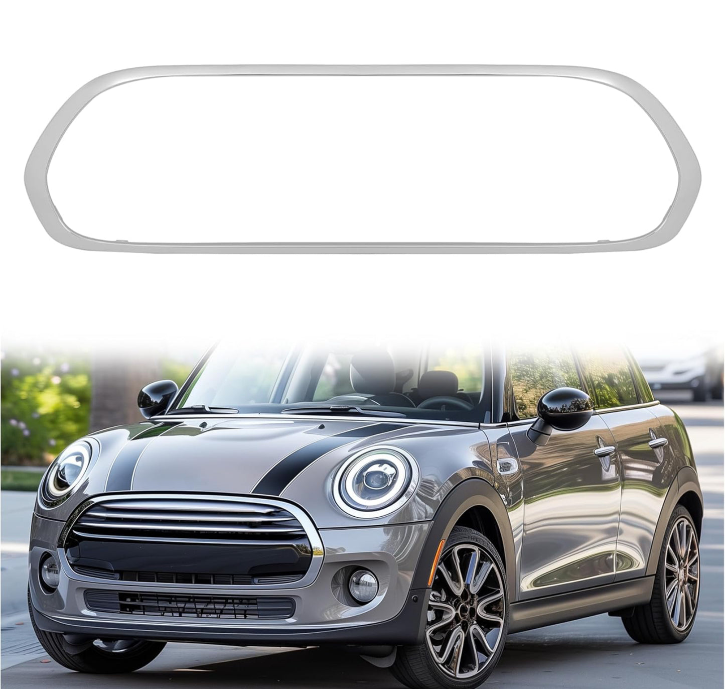 Bisel Cromado Parrilla Delantera. Mini Cooper F55 F56 F57 2014-2021
