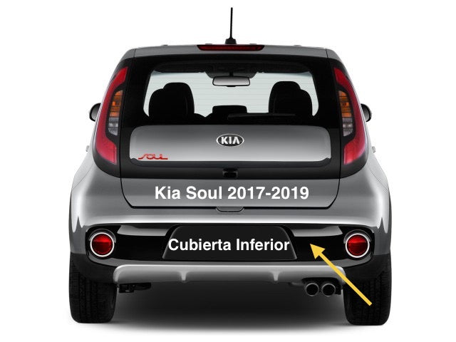 Defensa Trasera. Kia Soul 2017-2019