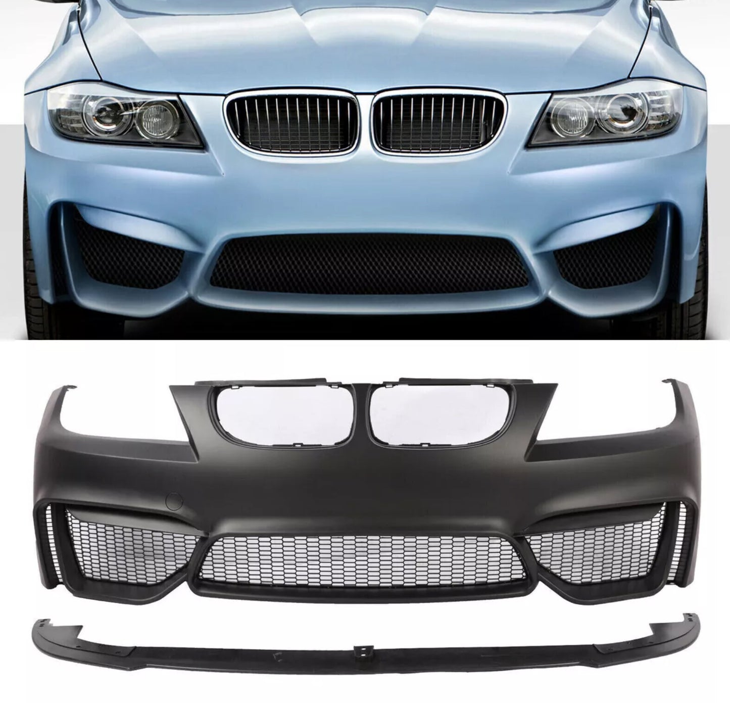 Defensa Delantera Conversión a M4. BMW Serie 3 E90 E91 2009-2011