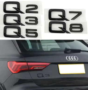 Emblema Audi Portón Trasero. Audi A1 A3 A4 A5 A6 A7 A8 Q3 Q5 Q7