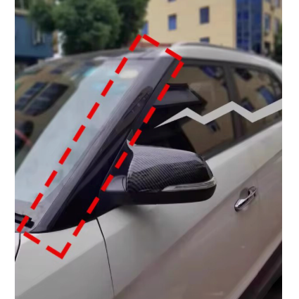 Molduras laterales del Parabrisas Delantero. Hyundai Creta 2015-2019