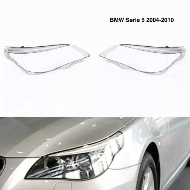 Cubiertas de Faros Delanteros. BMW Serie 5 2004-2010