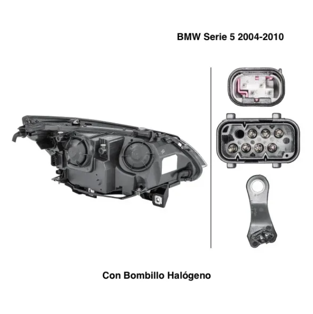 Faro Delantero BMW Serie 5 2004-2010