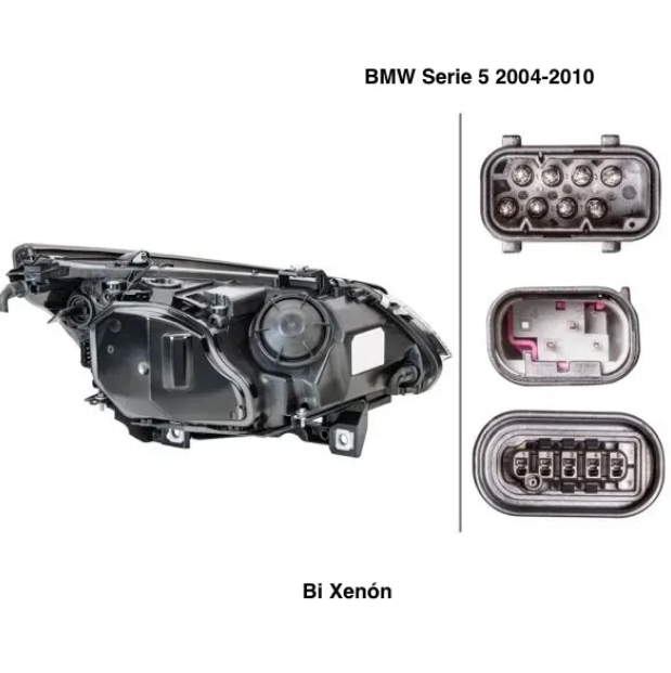 Faro Delantero BMW Serie 5 2004-2010