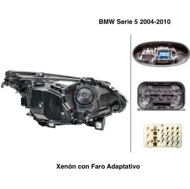 Faro Delantero BMW Serie 5 2004-2010