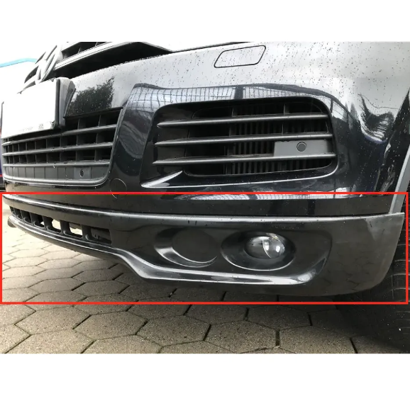 Spoiler R Line Defensa Delantera. Volkswagen Touareg 2011-2014