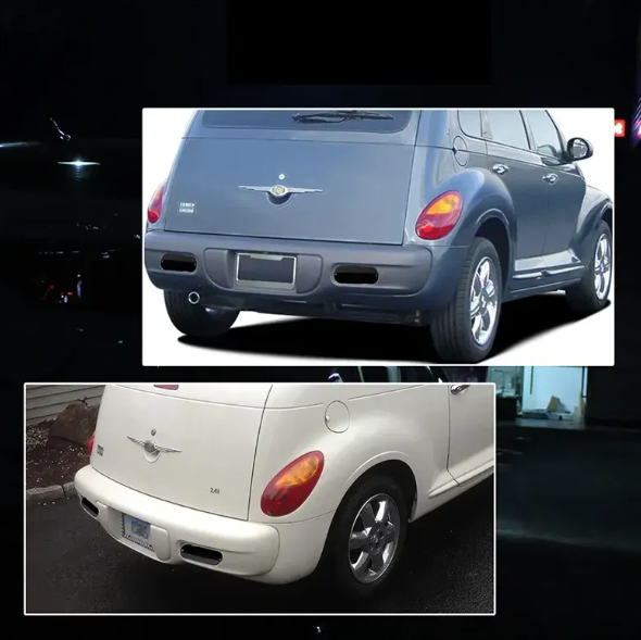 Deflectores Defensa Trasera Chrysler PT Cruiser 2001-2005