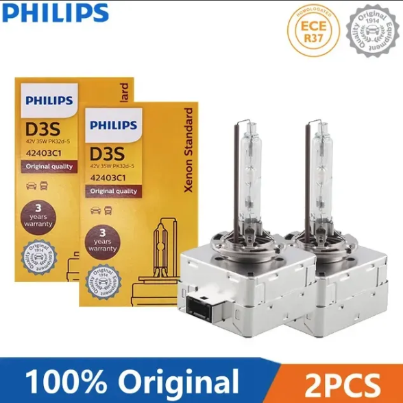 Bombillo Phillips D3S Xenon Standar (x2)