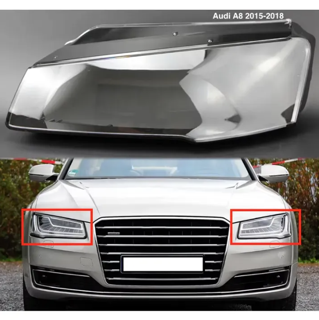Cubierta de Faro Delantero. Audi A8 2015-2018