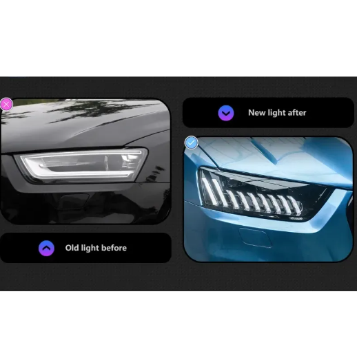 Faros Delanteros LED Modificados. Audi Q3 2011-2014