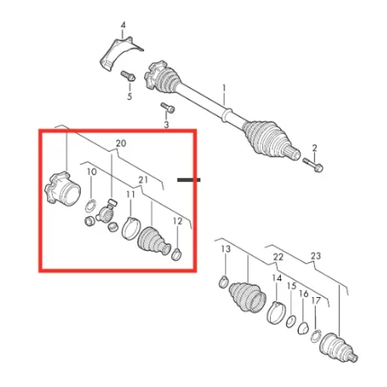 Triceta VW/AUDI/SEAT