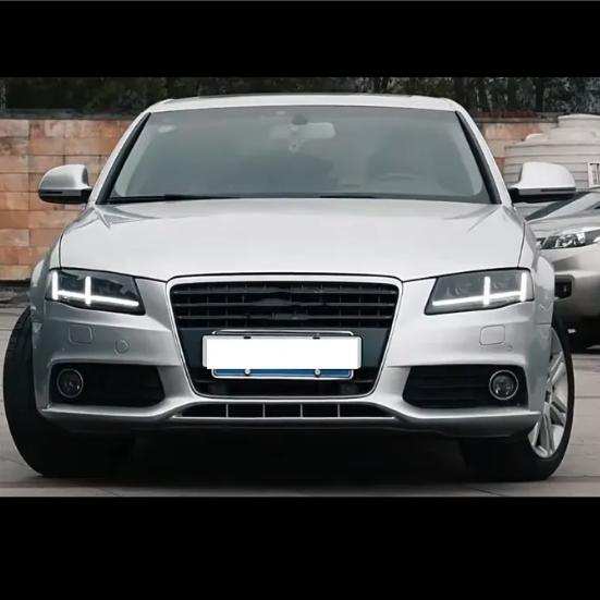 Faros Delanteros Modificados LED. Audi A4 2009-2012