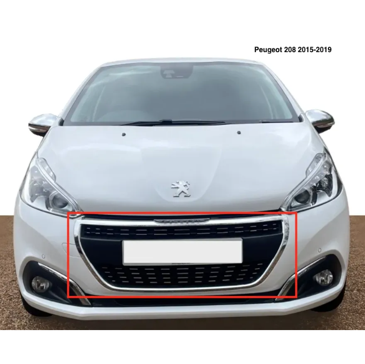 Parrilla Peugeot 208 2015-2019