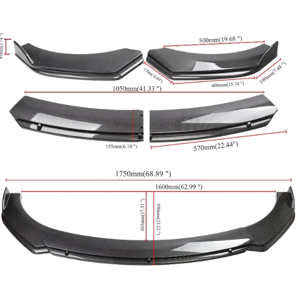 Front Lip. Kia Cerato 2010-2024