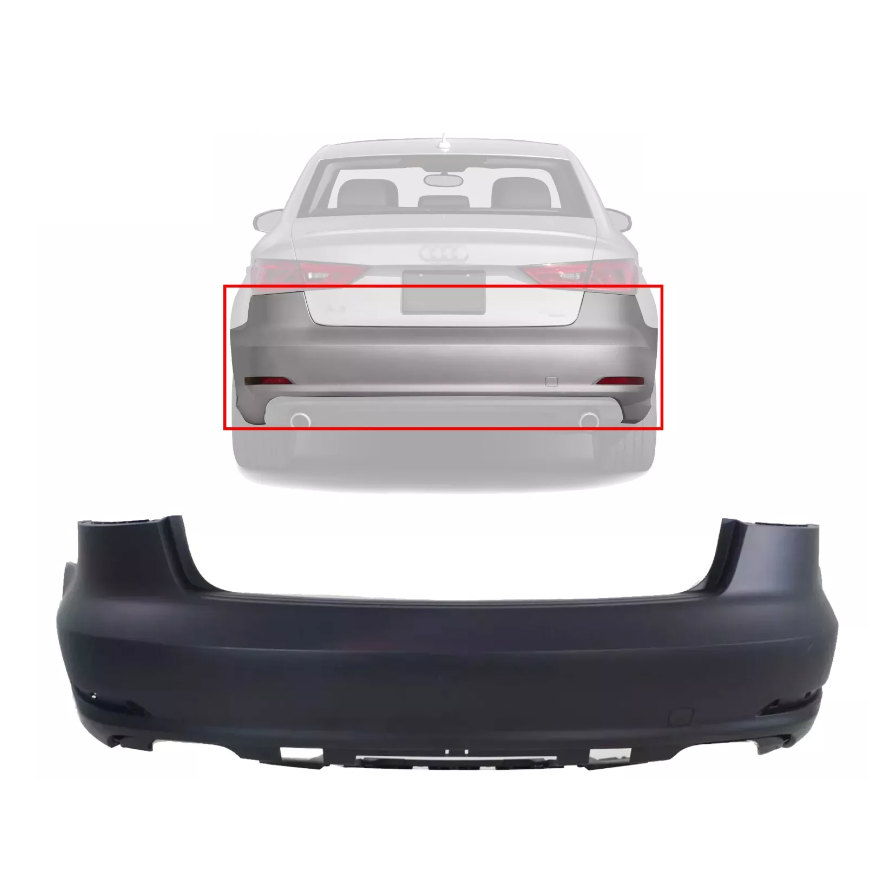 Defensa Trasera. Audi A3 2014-2016