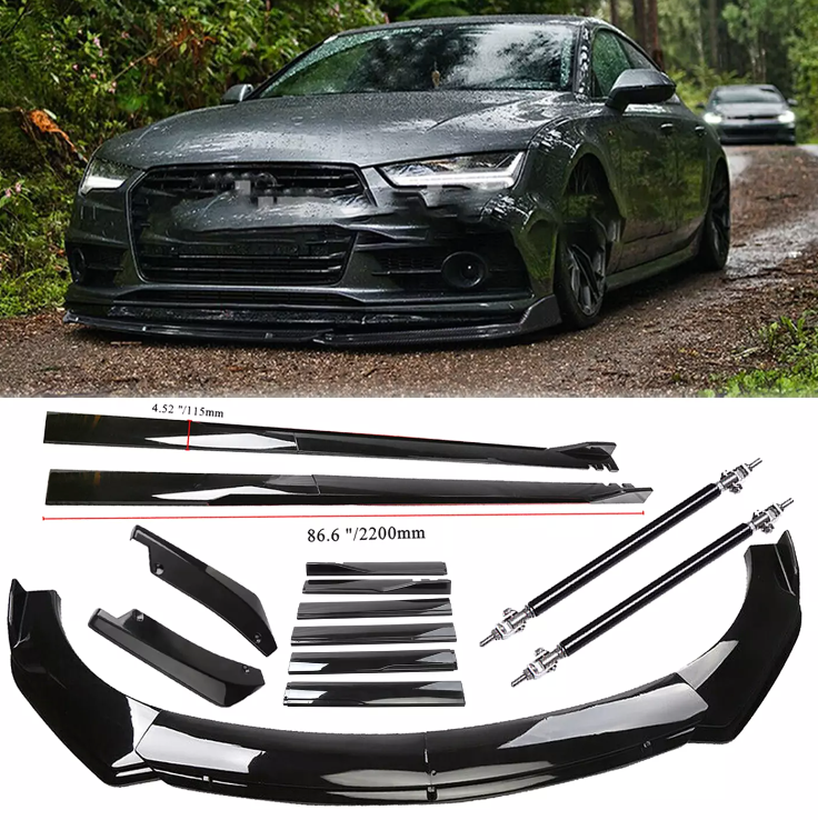 Front Lip + Faldones Universal para Audi