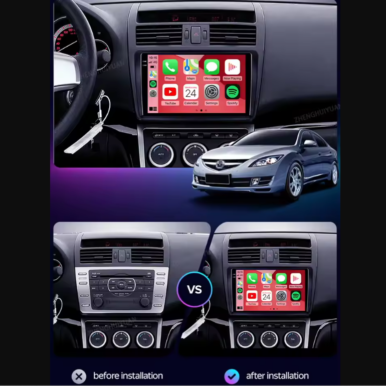 Pantalla Multimedia 9". Mazda 6 GH 2007-2011