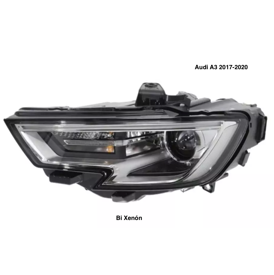 Faro Delantero. Audi A3 2017-2020