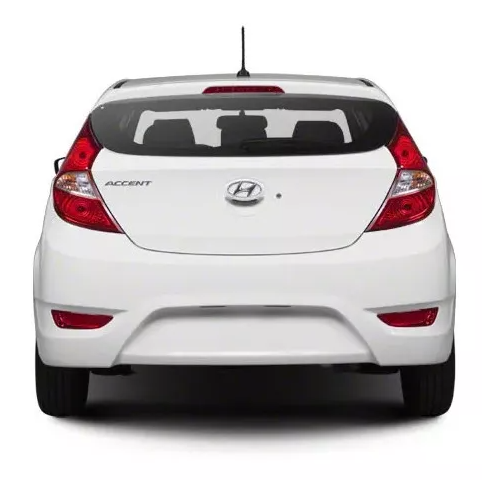 Defensa Trasera Hatchback. Hyundai Accent 2012-2017