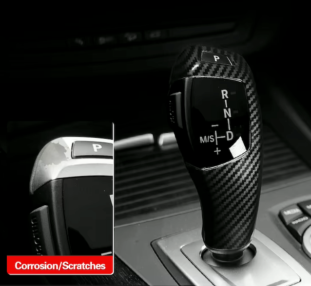 Cubierta de palanca (Fibra de Carbono). BMW E60 X5 E70 X6 E71 Serie 5