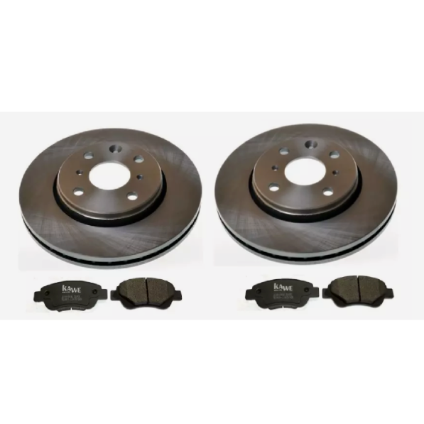 Discos + Tacos de Frenos Delanteros. Peugeot 107 2005-2014