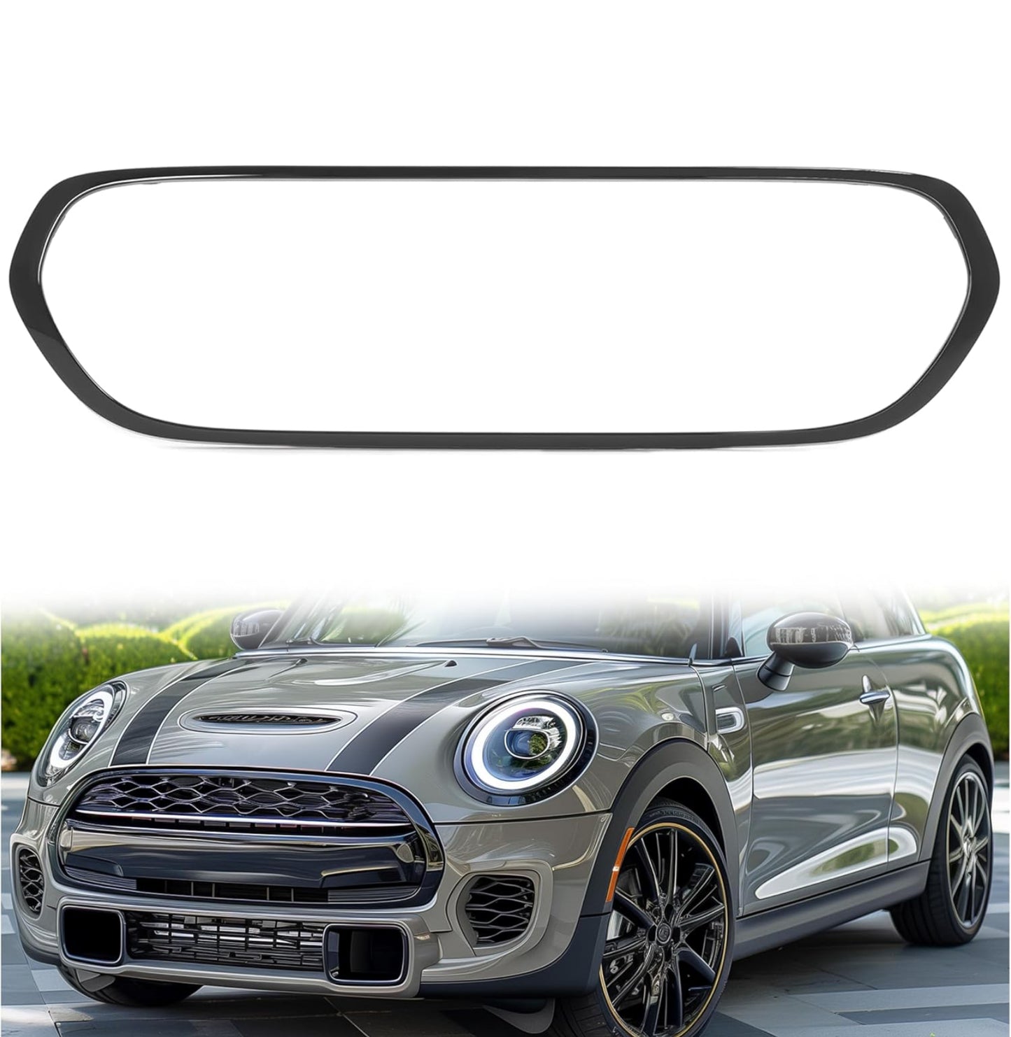 Bisel Cromado Parrilla Delantera. Mini Cooper F55 F56 F57 2014-2021