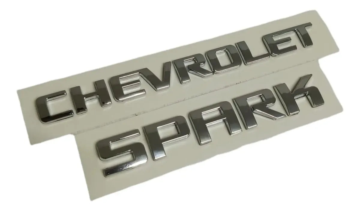 Emblemas Traseros. Chevrolet Spark