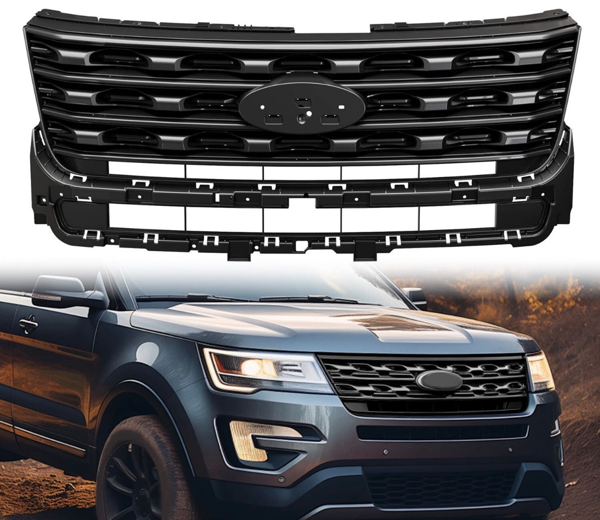 Parrilla Ford. Explorer 2016-2017