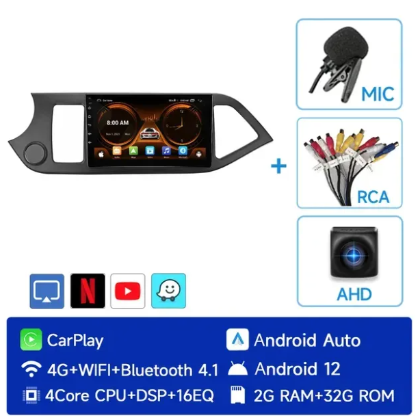 Pantalla Kia Picanto 2011-2016