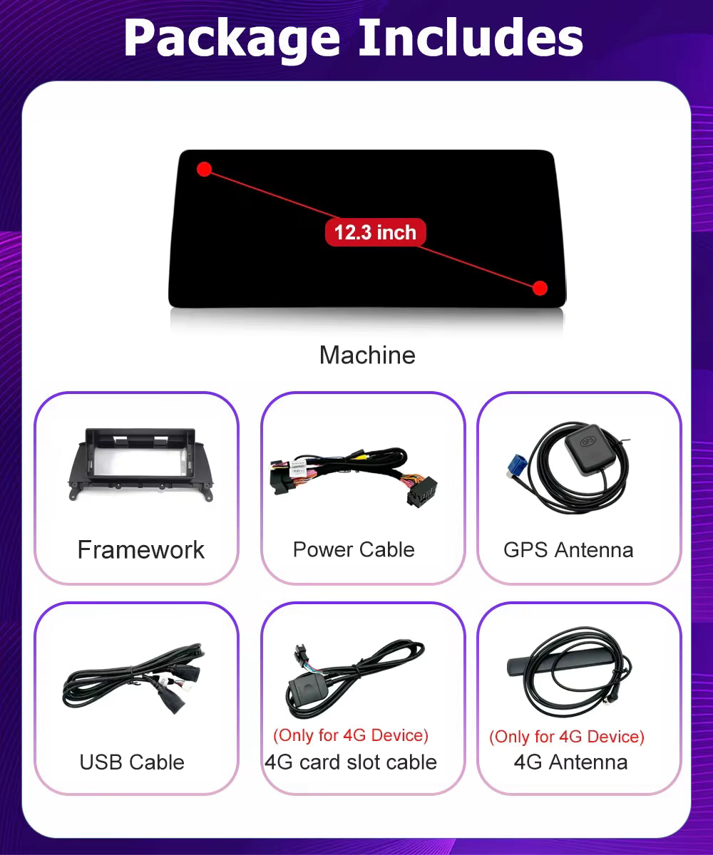 Pantalla Multimedia 12.3" Cámara 360º. BMW Serie 5 F07 GT 2010-2017