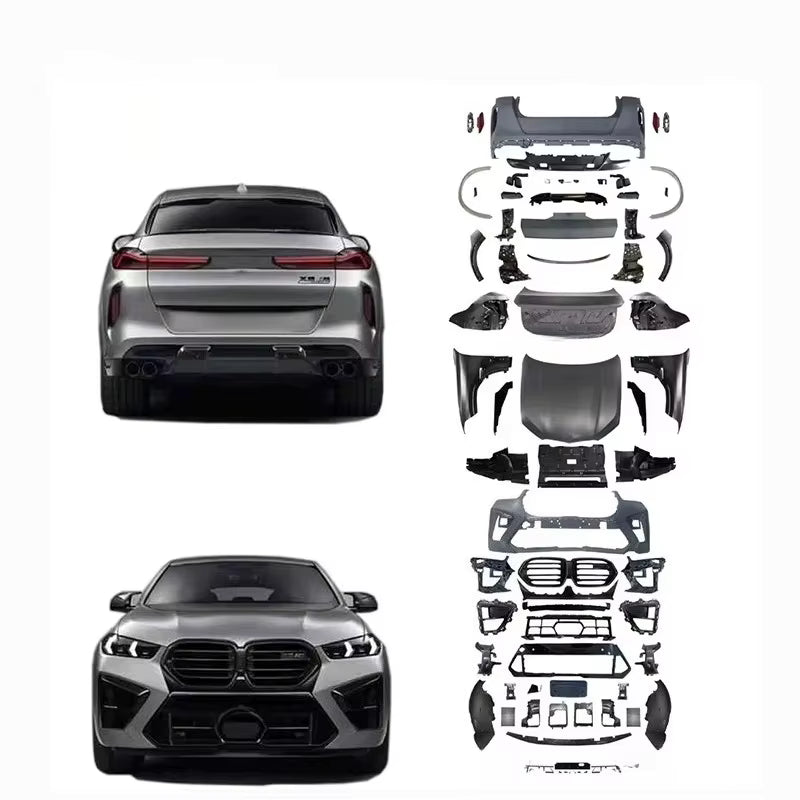 Body Kit Upgrade to X6M F96 2024+. BMW X6 F16 2015-2019