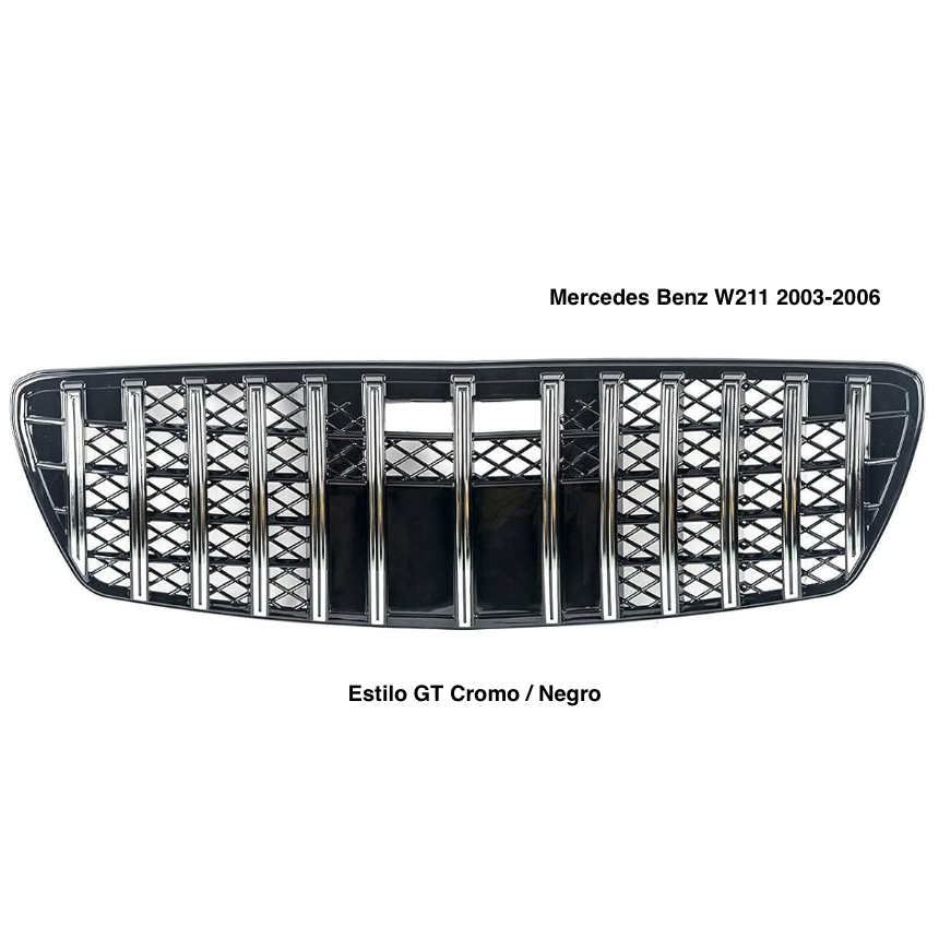Parrilla Frontal. Mercedes Benz W211 Clase E 2003-2006