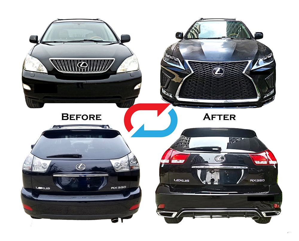 Body Kit Actualizaciòn a 2021+. Lexus RX300 RX330 RX350 RX400h 2006-2008
