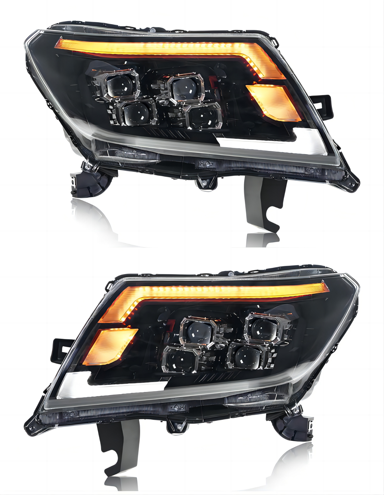 LED Headlights. Nissan Frontier D23 2015-2026