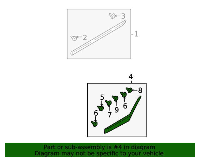 Door Trims. Subaru Legacy Outback 2005-2009