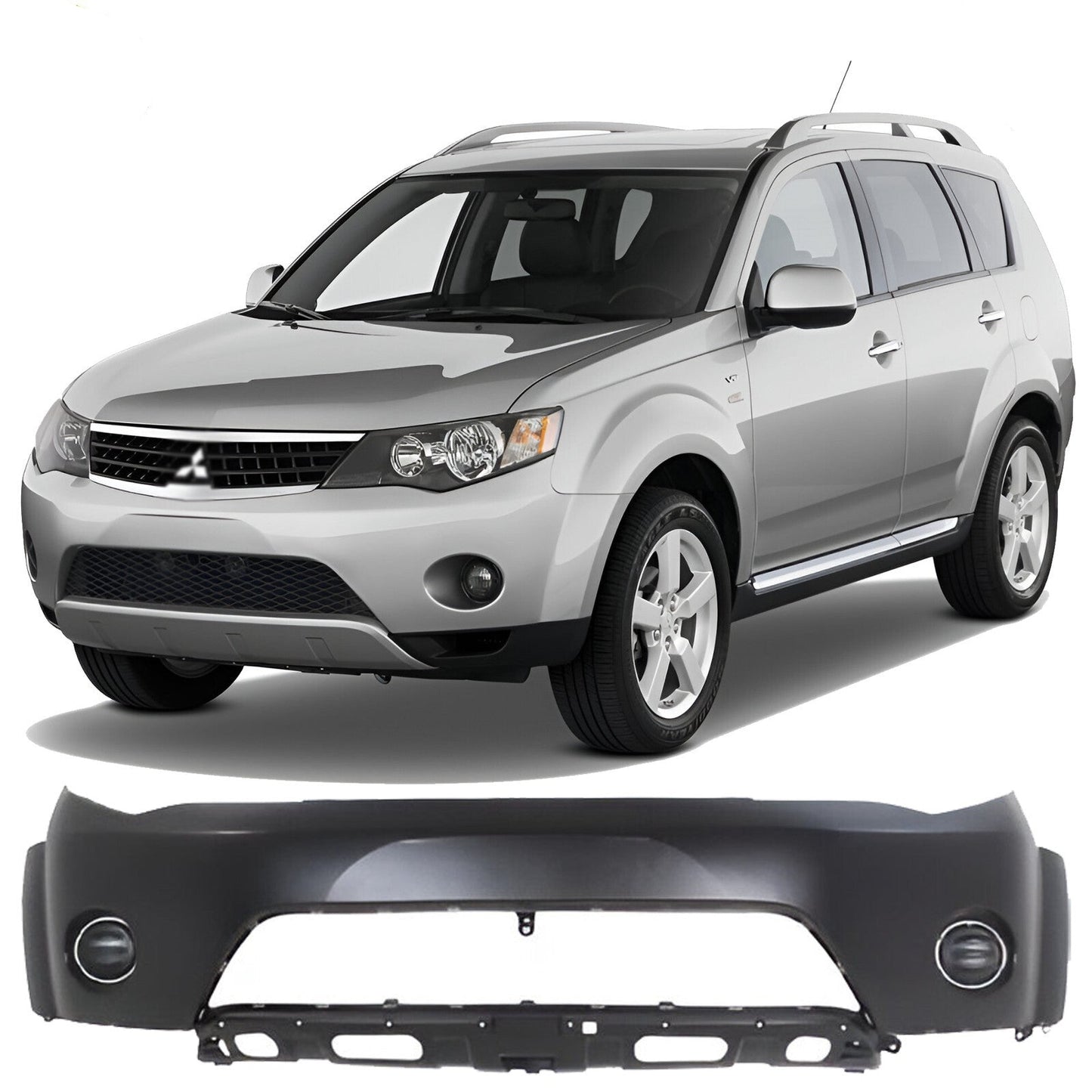 Defensa Delantera. Mitsubishi Outlander 2007-2009