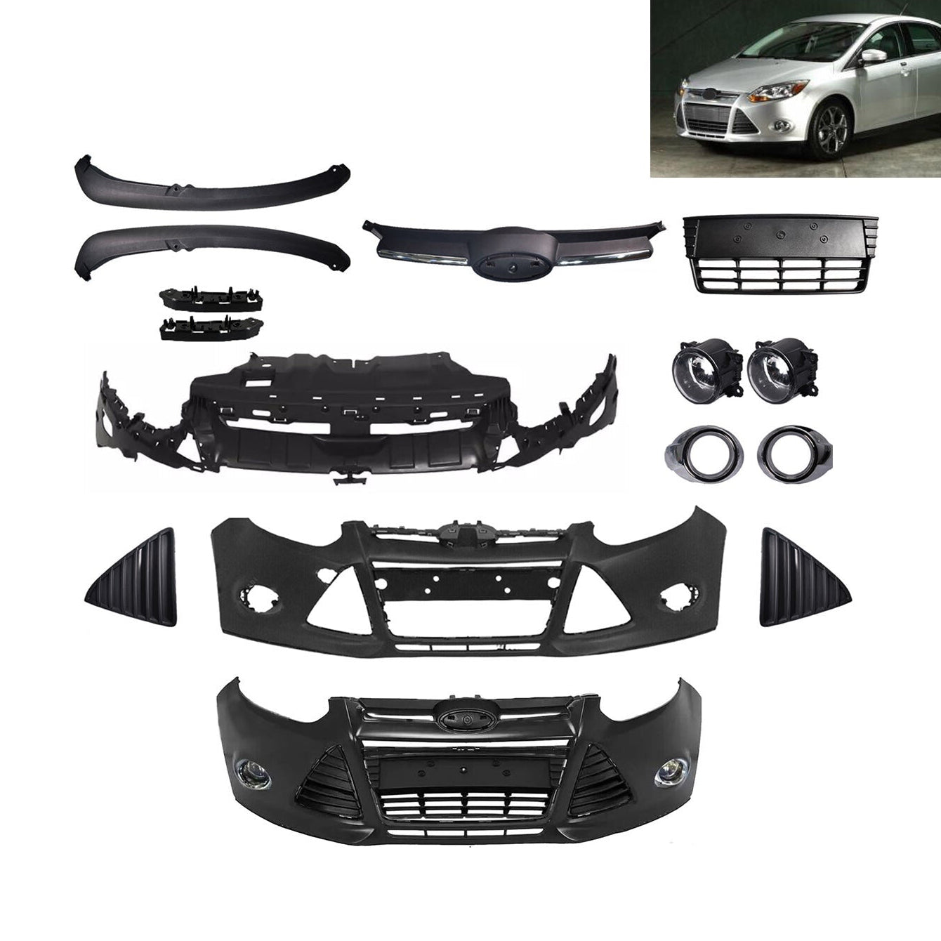 Defensa Delantera Ford Focus 2012-2014