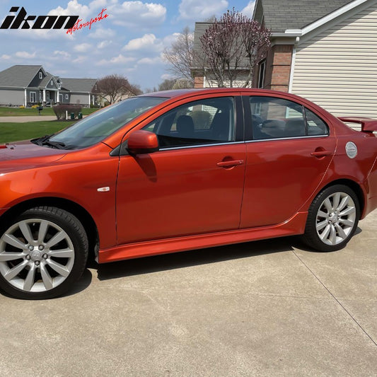 Faldones Laterales Estilo OEM. Mitsubishi Lancer 2008-2017