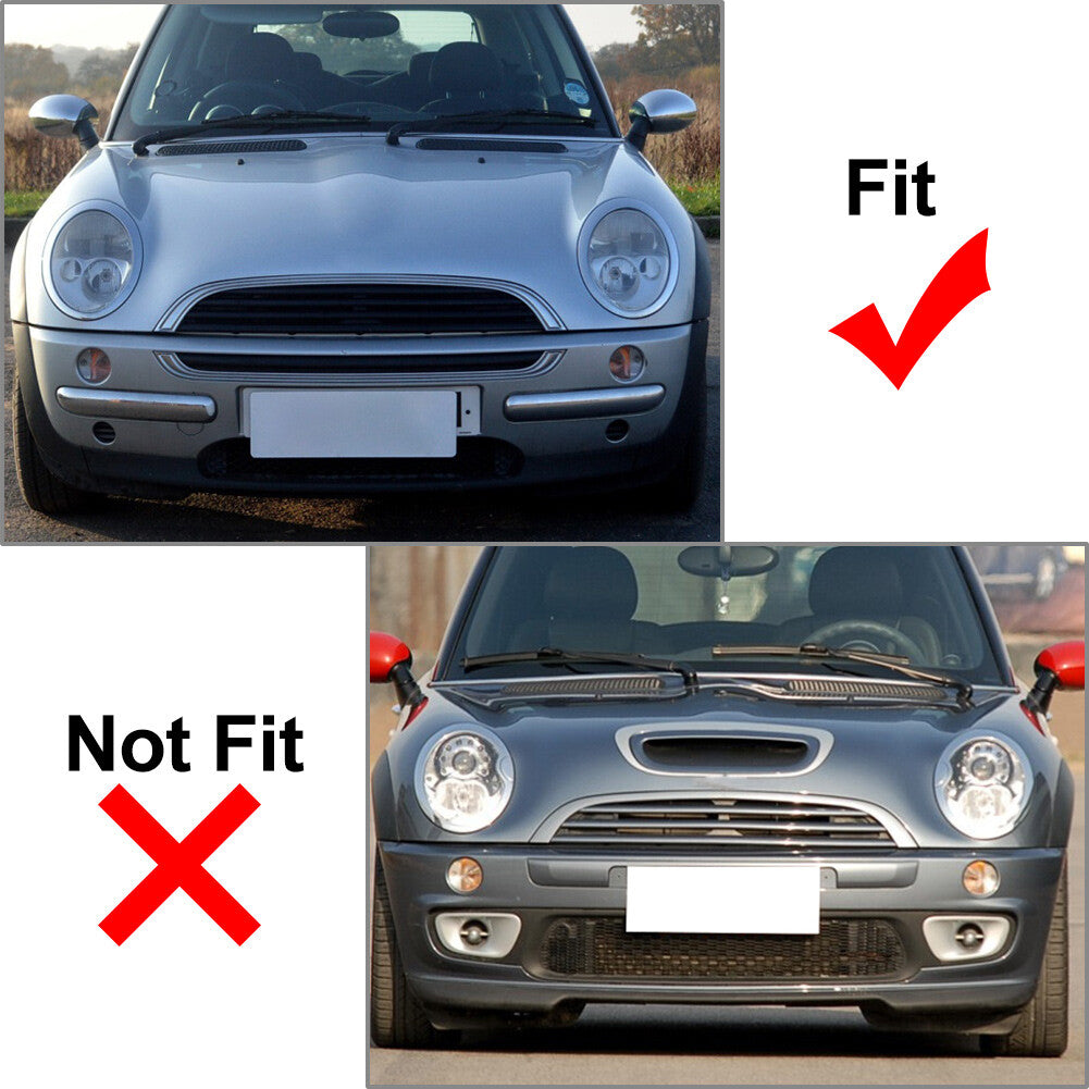 Cubiertas Transparentes Faros Delanteros. Mini Cooper R50 R52 R53 2001-2006