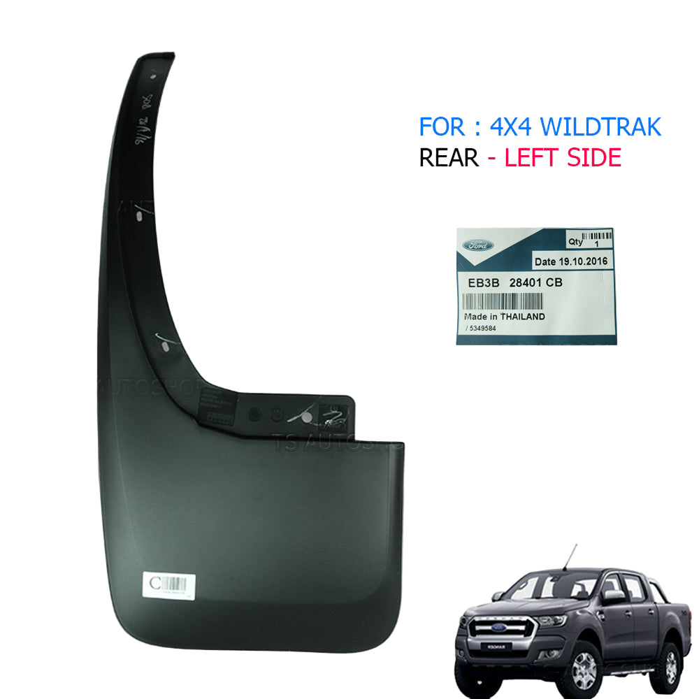 Guardabarros Traseros. Ford Ranger 2016-2022